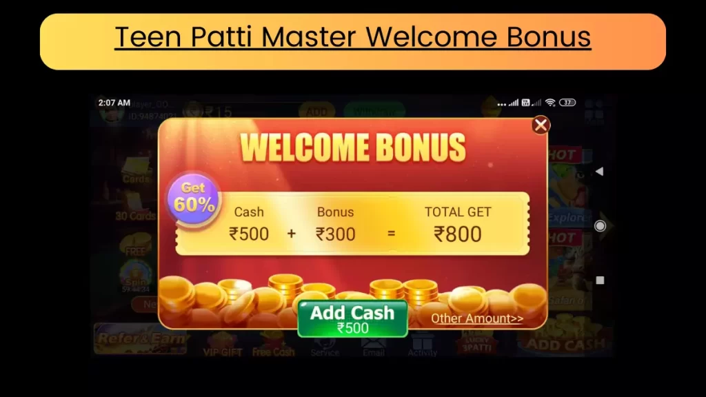 Teen Patti Master Bonus & Rewards