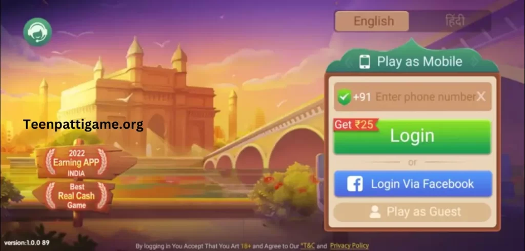 How to Create Account in Teen Patti Master Old Version