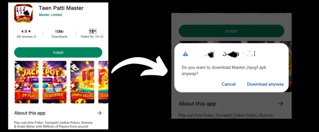 How to Download Teen Patti Master Old Version