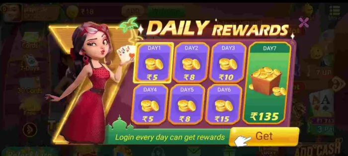 Teen Patti Master Bonus Daily Rewards